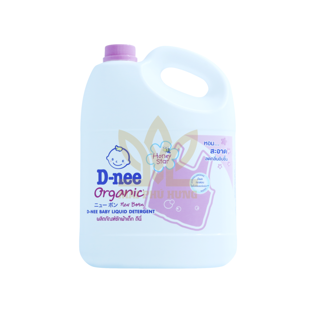 Nước giặt cho bé Dnee Hồng Honey Star can 3 lít - Mai Phú Hưng