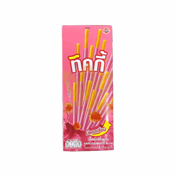 Bánh que Ticky vị dâu hộp 18g