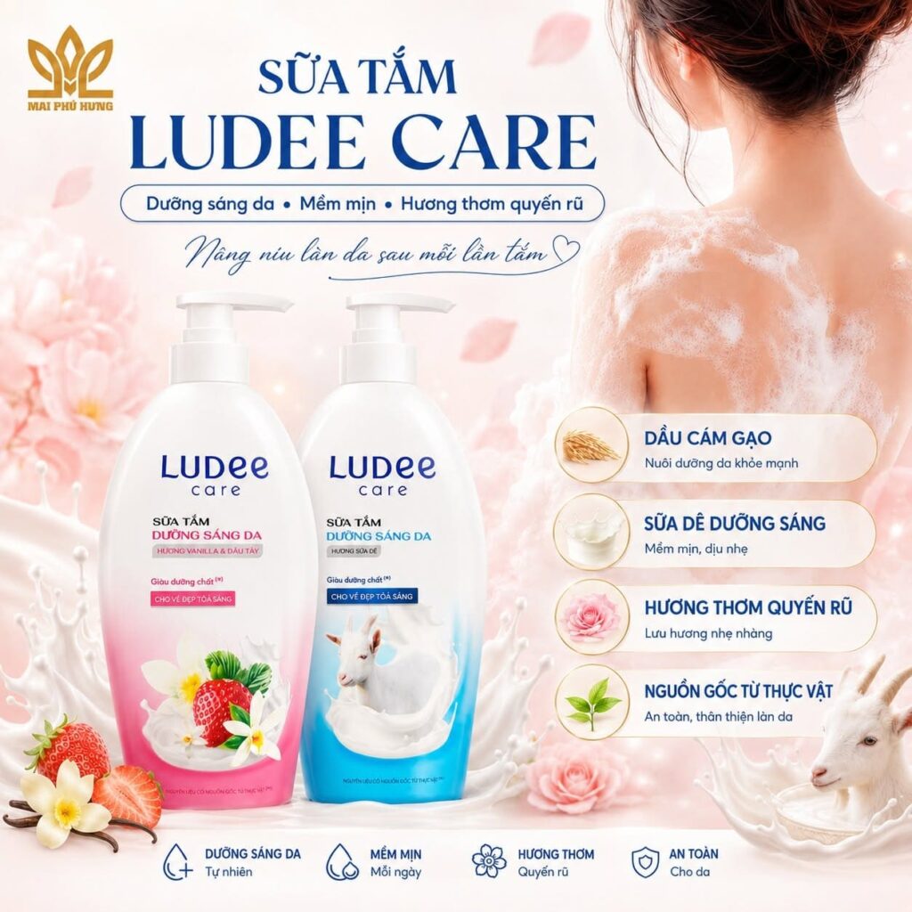 Sữa tắm Ludee Care