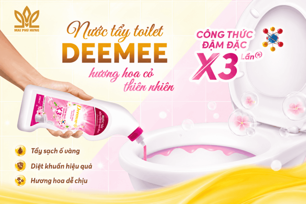 Mai Phú Hưng - Nước tẩy toilet Deemee